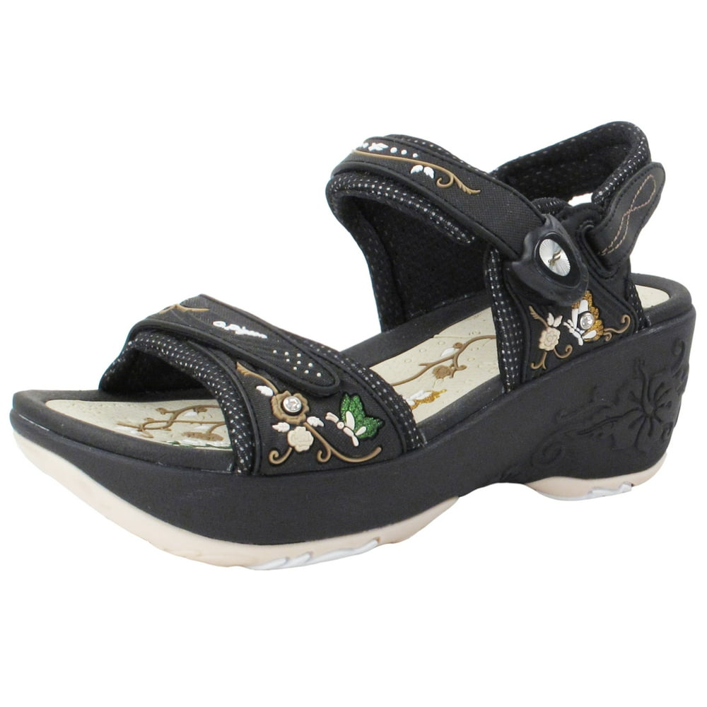 Gold Pigeon Shoes GP8698 Comfort Adjustable Straps "SNAP LOCK