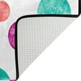 thumbnail image 4 of SKYSONIC Lightweight Carpet Mats Area Soft Rugs Floor Mat Doormat Decoration for Rooms Entrance 31 x 20 inches Beautiful Watercolor Polka Dot, 4 of 6
