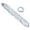 white, variant on harayaa Airy Hoop Hand Loop Sturdy Fitness Equipment for Hammock Dance Airy Cube white