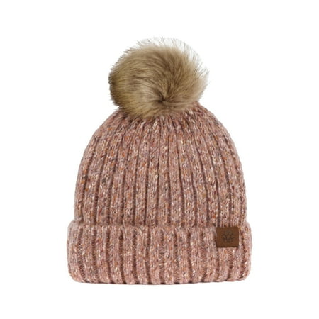 

Heiheiup Women Winter Hat Warmer Casual Plush Crochet Multicolor Women Hats Knit Ball Baseball Caps Lined Winter Hat