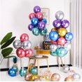 thumbnail image 3 of Balloon Stand Kit for Floor 1 Set Balloon Sticks with Base Clear Balloon Holders for Table Balloon Table Stands Fastener for Wedding Birthday Garden Party Celebration 28inch Height, 3 of 3