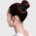 thumbnail image 3 of Barrettes Meatball Twistclip Women Birdnest Hair Accessories Headwear Hairclaw Hair Pins Barrettes COFFEE, 3 of 8