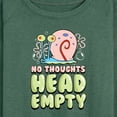thumbnail image 3 of SpongeBob SquarePants - Head Empty Gary - Women's Lightweight French Terry Long Sleeve Shirt, 3 of 6