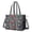 Dachshund Footprint, variant on Teacher Tote Bag,Dalmatian Corgi Bulldog Teacher Utility Tote Bag,Large Work Tote Bags for Women with Multiple Pockets,Top Zipper Closure,13.8x10.6x6.7 Inch