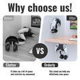 thumbnail image 5 of Wall Mount/ Under Table Holder Hook For PS5 PRO For PS4 For Xbox For Switch Controller Headset Wall Holder Storage Stand Bracket, 5 of 11