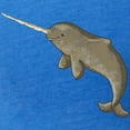 thumbnail image 3 of CafePress - Narwhal T Shirt - Womens Football Shirt, 3 of 4