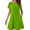 Green, variant on Wo-Fusoul Women's Summer Solid Color Short Sleeve Round Neck T-Shirt Dress with Double Pockets