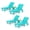 Aruba Blue, variant on Carolayne Outdoor Chaise Lounge Chair, Adjustable Backrest with Wheels for Patio & Poolside, Aruba Blue