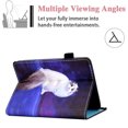thumbnail image 4 of Kindle Paperwhite Case for All Generations, Allytech Premium PU Leather Shockproof Auto Wake Sleep Card Slots/Pen Holder Elastic Band Sleeve Cover for Kindle Paperwhite 10th Gen 2018, White Cat, 4 of 7