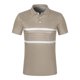 thumbnail image 4 of Camisas de Manga Larga para los Hombres Pullover Impresión Botón Turndown Cuello Blusa, Estilo de Manga Corta Casual, 4 of 9