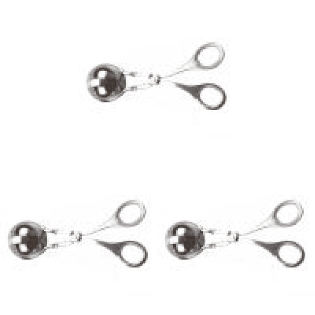 Clip para Albóndigas 304 Acero Inoxidable Bolas Pescado Herramientas Formar Arroz (L)