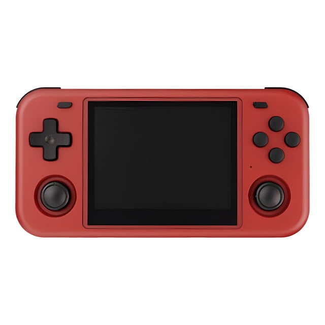 Consola Videojuegos O30S Retro Handheld 3.5 Pulgadas Pantalla Abierta (64G) Rojo