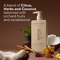 thumbnail image 2 of Native Full & Thick Men's Conditioner, Silicone and Sulfate Free, Sandalwood & Coconut, 16.5 fl oz, 2 of 9