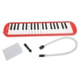thumbnail image 1 of 37-Key Melodica with Mouthpiece & Hose & Bag Red, 1 of 15
