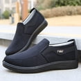 thumbnail image 3 of Men's Slip-On Low-Top Casual Shoes Daily Wear - Minimalist Round-Toe Design (No Laces) - Lightweight Non-Slip Outdoor Sneakers with Cushioned PU Sole, Black/White Traction Tread for, Walking, 3 of 9