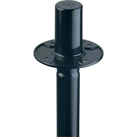 K&M 19656 Zinc Die-Cast Flange Adapter for Speakers 2.95 Installation Depth Black