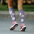 thumbnail image 5 of Deago 6 Pairs Compression Socks for Women & Men Circulation Graduated Supports Socks for Nurses, Running, Athletic, Travel, 5 of 9