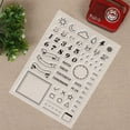 thumbnail image 6 of Number Pattern Calendar Planner Acrylic Stamps Silicone Clear Stamps Vintage Style Rubber Stamps for Scrapbooking Photo Album Card Decor, 6 of 7