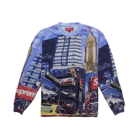 Supreme Men's Skyline Sequin L/S Top Day, from StockX