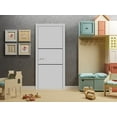 thumbnail image 3 of Modern Wood Interior Door with Hardware | Planum 0014 Matte Grey | Single Panel Frame Trims | Bathroom Bedroom Sturdy Doors-24" x 96", 3 of 6