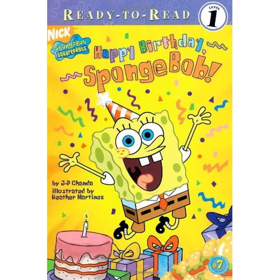 Pre-Owned Happy Birthday, Spongebob! (Paperback) 0689876742 9780689876745