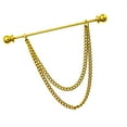 thumbnail image 1 of Broche de cadena con borlas, alfiler de solapa , alfiler de pecho para traje, accesorios para hombres y mujeres Dorado Yinane broches alfileres, 1 of 6
