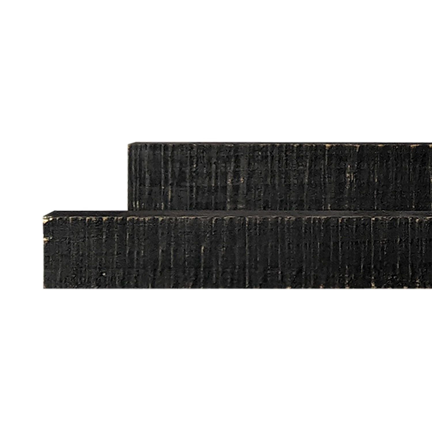 2 pc rebord Noir