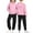 Pink, variant on Eltusu Girls Outfit Sets, Casual Long Sleeve 2 Pieces Relaxed Fit Hoodies and Sweatpants Pink Size 2-14 T