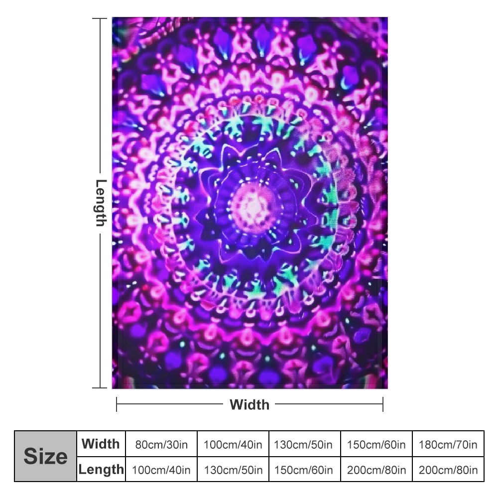 PRATYUS Hologram Print Throw Blanket Gifts for Kids Boys Soft Warm Lightweight Cozy Blanket All Seasons Exquisite Gifts 50x60in