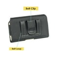thumbnail image 4 of Strong Durable PU Leather Holster Case for 6-6.5 inch Phones, Mobile Belt Loop, Belt Clip Holder Water Resistant Cover, 4 of 6
