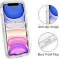 thumbnail image 4 of For iPhone 15 12 11 13 14 Pro Max SE XR XS XSMAX X 6 7 8 Plus Clear Transparent Shockproof Armor Glossy Plain Case Phone Cover, 4 of 7
