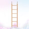 thumbnail image 1 of LOLIPPYY Parakeet Climbing Rope Ladder Wooden Beige Intelligence Development 1Pack, 1 of 8