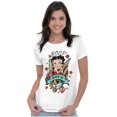 thumbnail image 4 of Betty Boop Bold Eagle Rose Tattoo Women's T Shirt Ladies Tee Brisco Brands M, 4 of 5