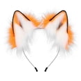 thumbnail image 1 of GPOECD Handmade Wolf Ears Headband Party Accessory for Festive Dress Up OR1,One Size, 1 of 2