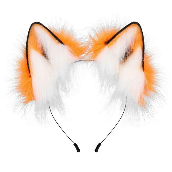 TYGHBN Handmade Wolf Ears Headband Party Accessories Athletic Headband Men Head Ties for Women Headbands Athletic Workout Headbands for Men 90s Headbands for Men Sweatband Youth Runners Sweat Band as