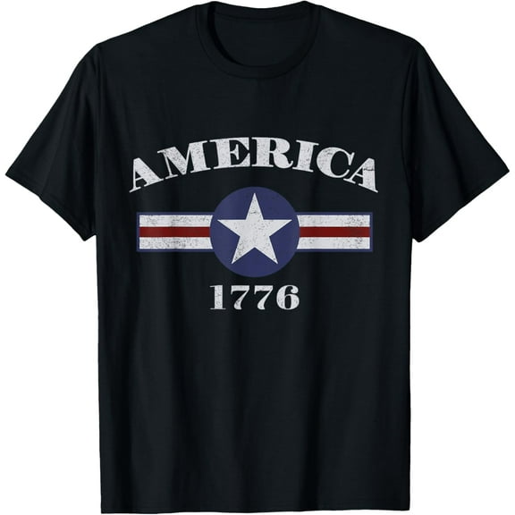 Playful Comfort Tee - US American Flag 4th Of July Est 1776 Patriotic America T-Shirt