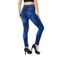 thumbnail image 6 of jjayotai Butt Lifting Jeans for Women, High Waisted Skinny Stretch Levanta Cola Colombian Jeans Blue M, 6 of 8