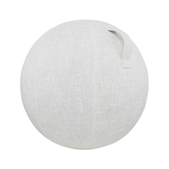 Abody Housse de Balle de Yoga Protectrice en Coton+lin 55cm65cm75cm, Protection de Balle d'Exercice, Accessoire d'Enveloppement pour la Peau, Beige 65cm