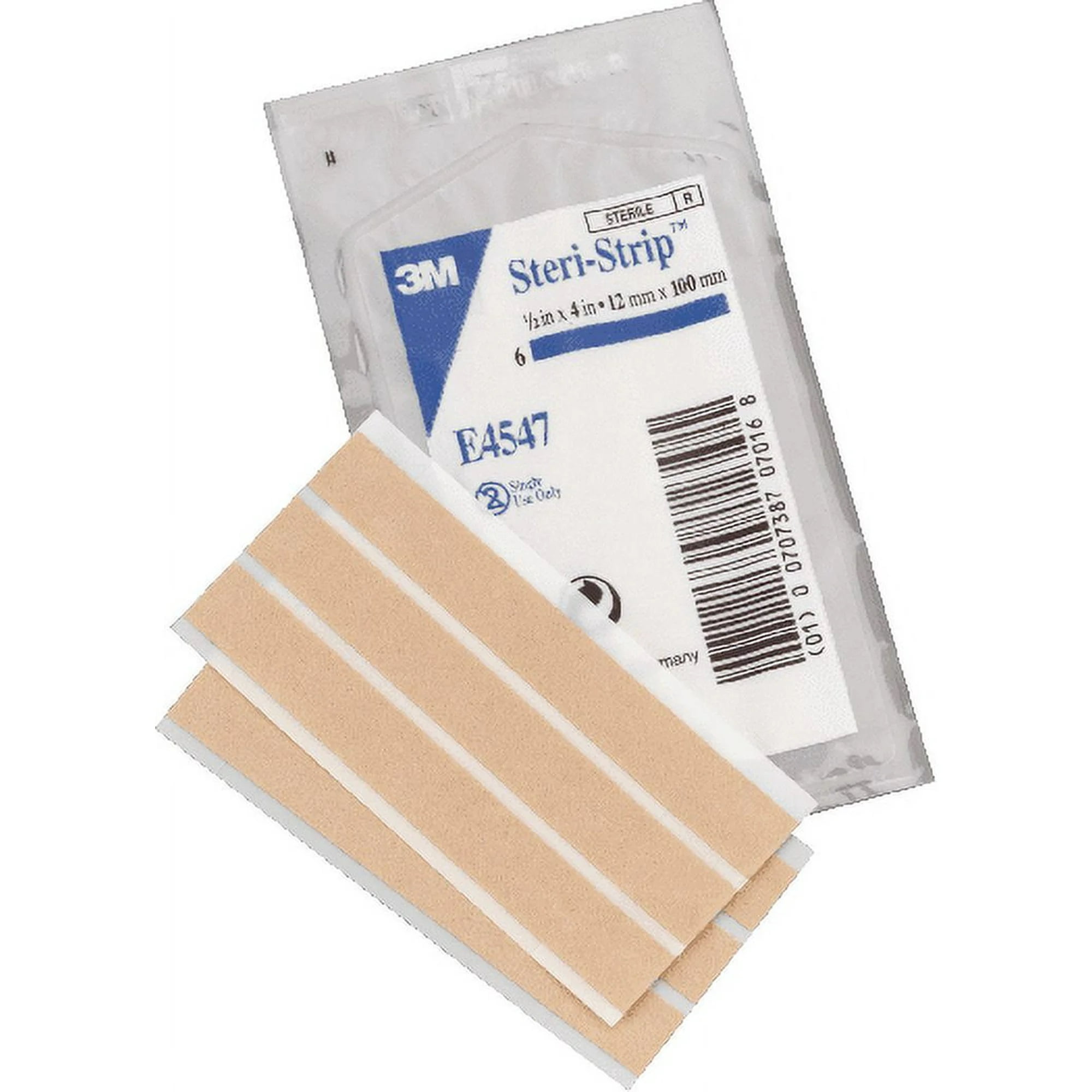 3M Steri-Strip Skin Closures 1/2 x 4 Inch - Hypoallergenic Adhesive for Fast Healing, Minimal Scarring, & Infection Prevention - For Surgical Lacerations - Flexible Wound Care Solution - Pack of 10
