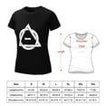 thumbnail image 2 of PD (ytb) Theta-Delta Therian Symbol WHITE T-shirt summer clothes tops Women‘s clothing, 2 of 7
