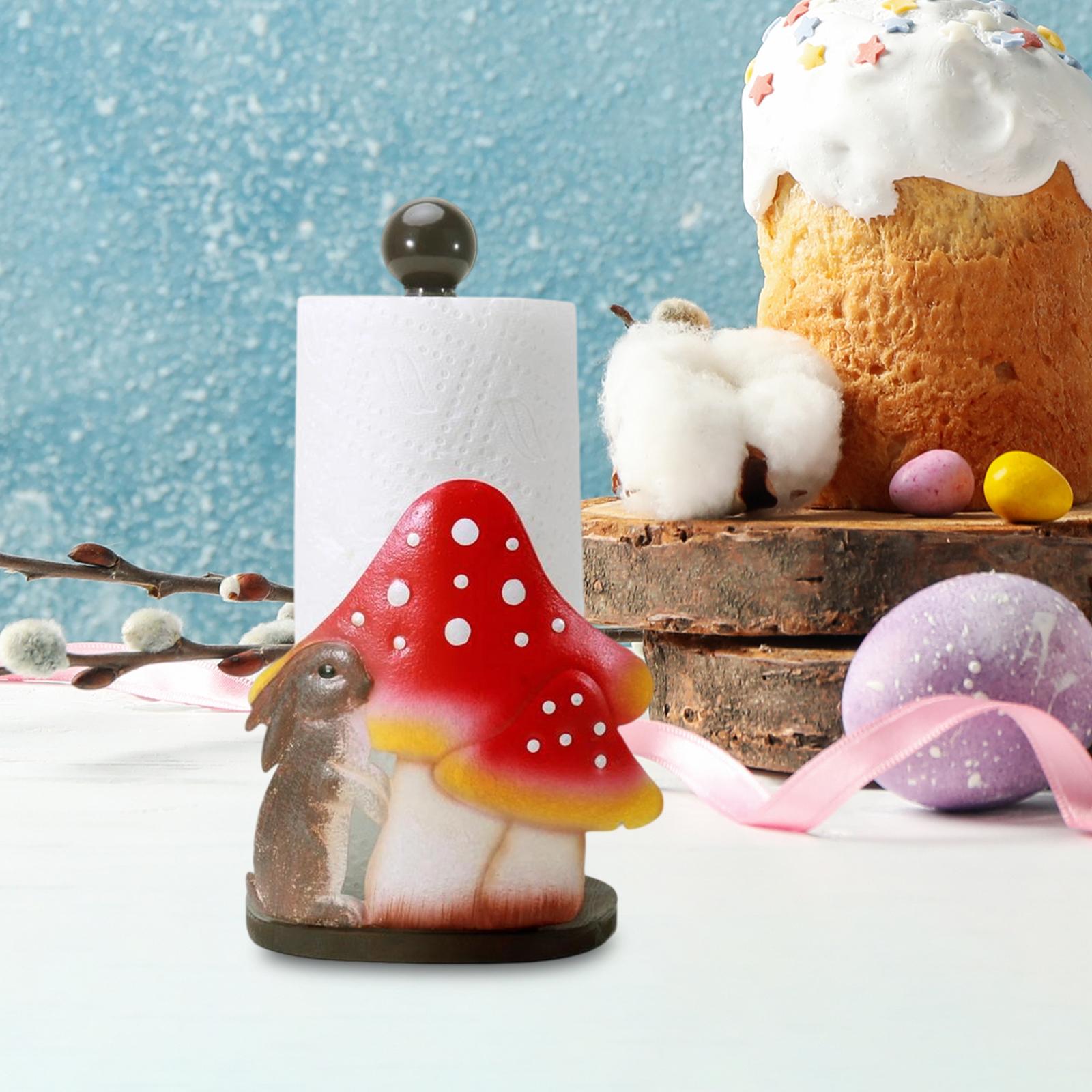 Fiocias Countertop Paper Towel Holder Desktop Ornament Easter Decoration Modern Standing