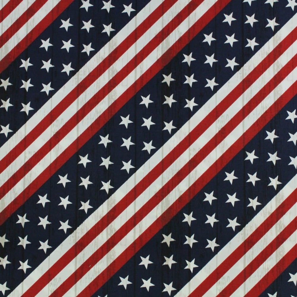 Berkshire Home 100% Polyester 54' Indoor/Outdoor Diagonal Flag Fabric, By the Yard