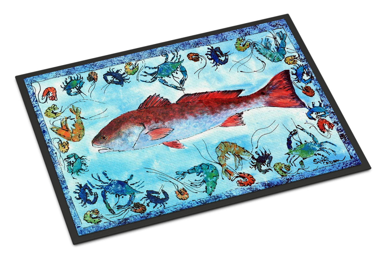 Fish Red Fish Door Mat 8087 Doormat