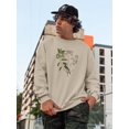 thumbnail image 2 of Catesby Bird Botanical Art Sweatshirt Men -Mark Catesby Designs, Male Small, 2 of 4