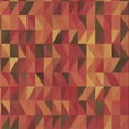 thumbnail image 1 of Ahgly Company Machine Washable Indoor Square Transitional Orange Area Rugs, 7' Square, 1 of 7