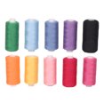 thumbnail image 1 of 400 Yards Each Embroidery Thread 10pcs Handcraft DIY Wear Resistant Sewing Thread Colorful Thread for Clothes, 1 of 14