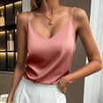 thumbnail image 2 of Lixiuxyad Casual Tank Tops Stylish Women's Tanks And For Everyday Wear V Neck Design With Elegant Straps For Spring And Summer Pair With Jeans For Casual Outings(Red M), 2 of 4