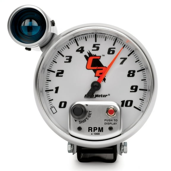 Auto Meter 7299 C2 Pedestal Mount Shift-Lite Tachometer Gauge
