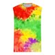 thumbnail image 4 of Ceisia Men's Slim Fit Crew Neck Tie-Dye Sleeveless Tank Top for Casual Sports Red M Gifts, 4 of 5