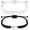 White/ Black, variant on Cross Friendship Bracelet Adjustable Braided Rope Jesus Christian Cross Bracelets Matching Couple String Lucky Strand BFF Wristband for Women Men Boy Girls Easter Baptism